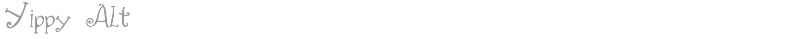 Yippy Alt font preview